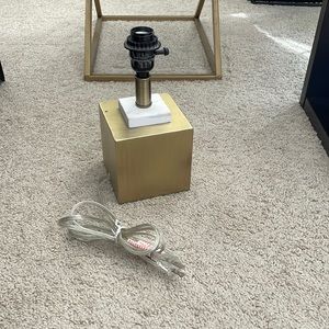 Target gold with marble accent lamp base